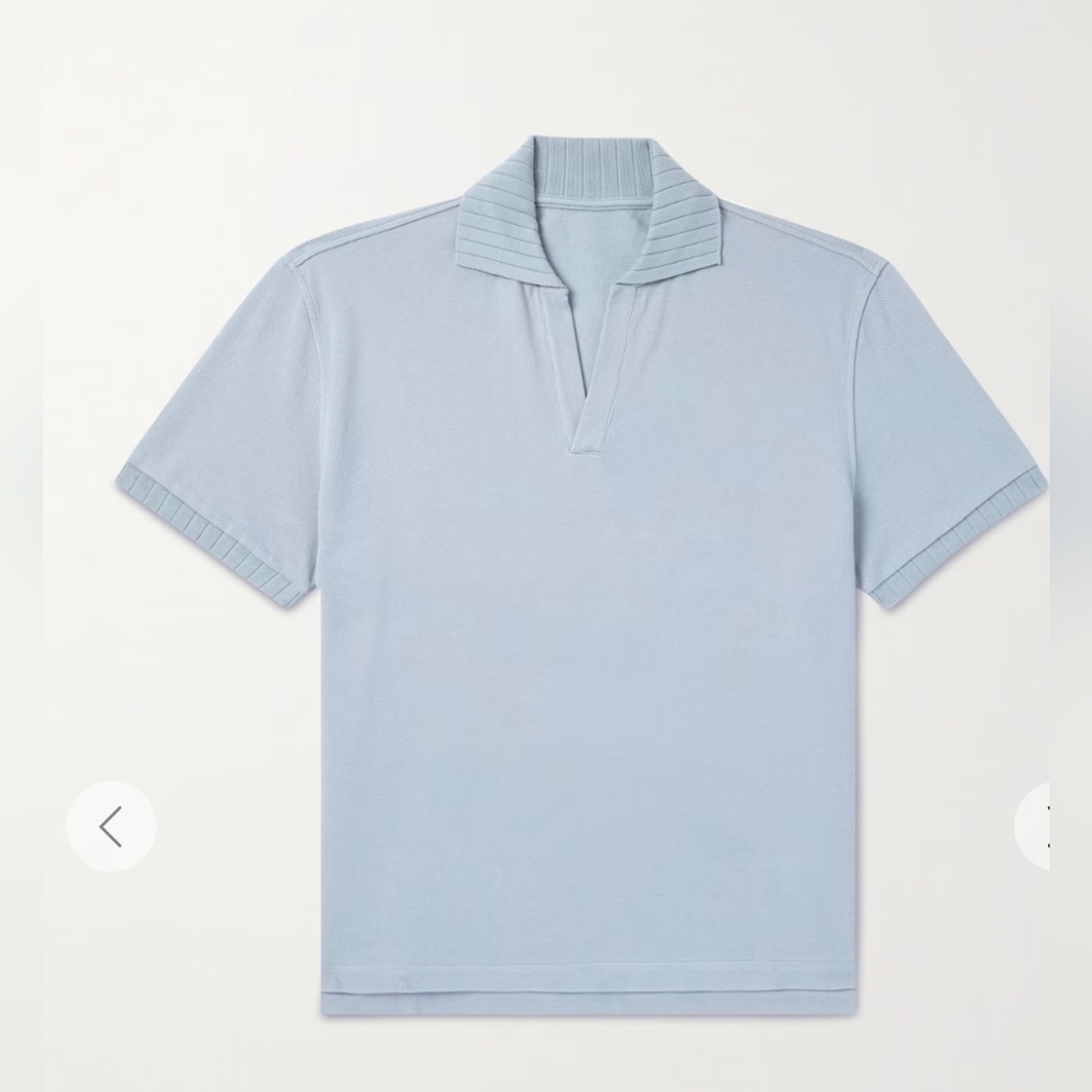 Mr Porter STÒFFA Cotton Piqué Polo Shirt